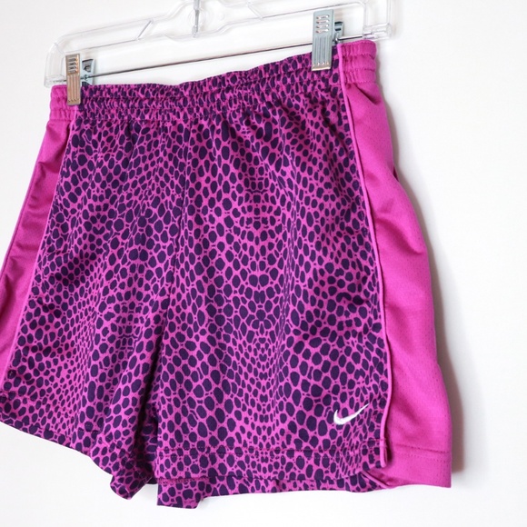 [3 for $15] Nike Purple Cheetah Dot Print Running Shorts Sz S - Picture 2 of 5